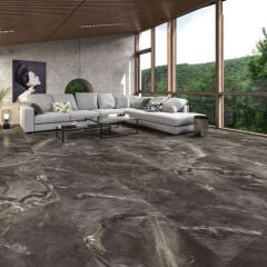 60X120 GLUCK STONE NERO - MAT - REKTEFIYE ( 1.44 m2 Bir kutu fiyatıdır )
