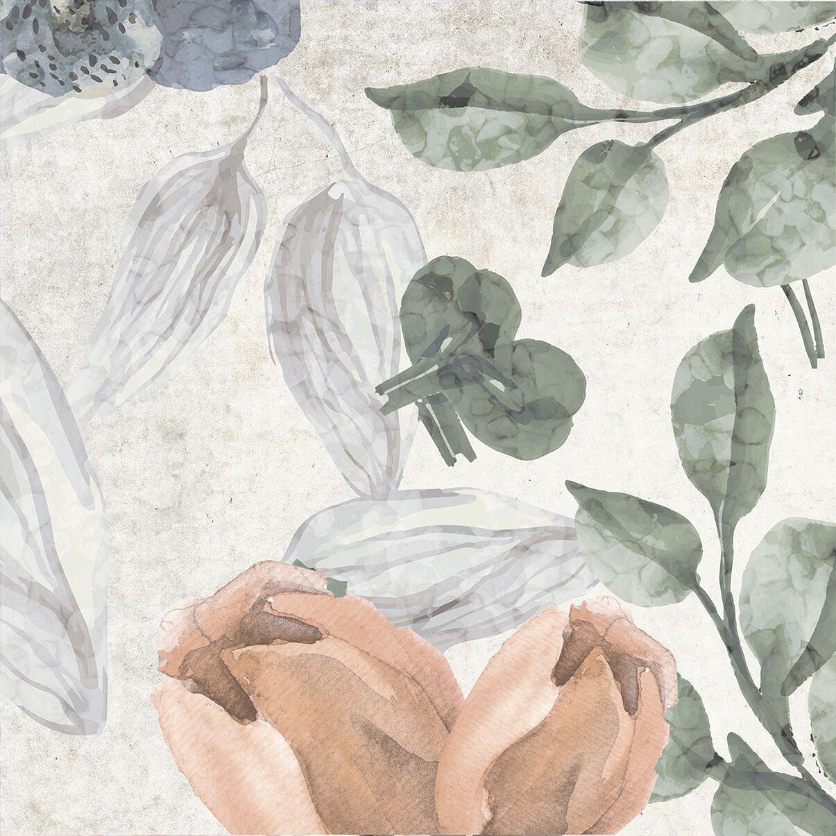 20X20 ROBINIA FLOWER DEKOR ( 0.76 m2 Bir kutu fiyatıdır )