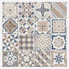 20X20 MARRAKESH MAVI MİX - MAT ( 0.72 m2 Bir kutu fiyatıdır )