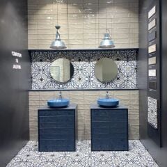 20X20 ALPHA MAVİ - MAT ( 0.72 m2 Bir kutu fiyatıdır )